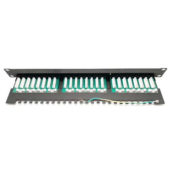 Euroconnex Patchpanel 0032 Cat6 1u 19´´ 24p Svart