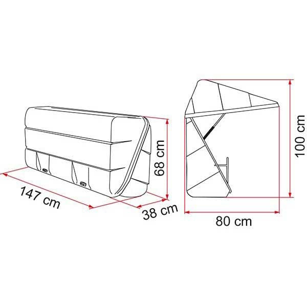 Fiamma Ultra 360 Matkatavaralokero Kirkas