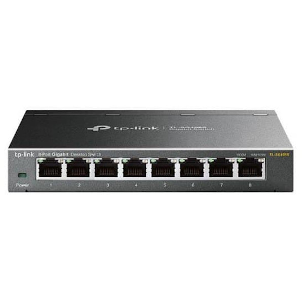 Tp-link Kontakt Tl-sg108s 8 Havne Sort