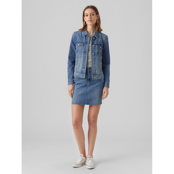 Vero Moda Denimjakke Zorica Blå XS Kvinde