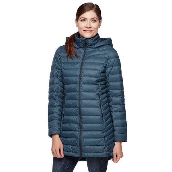 Black Diamond Parka Acces Full Lenght Down Blå XS Kvinde