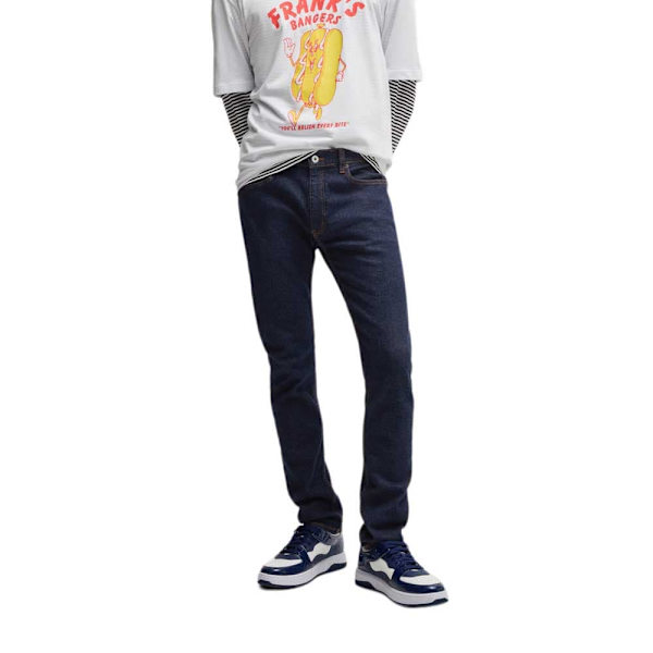 Hugo Zane Jeans Blå 36 / 32 Man