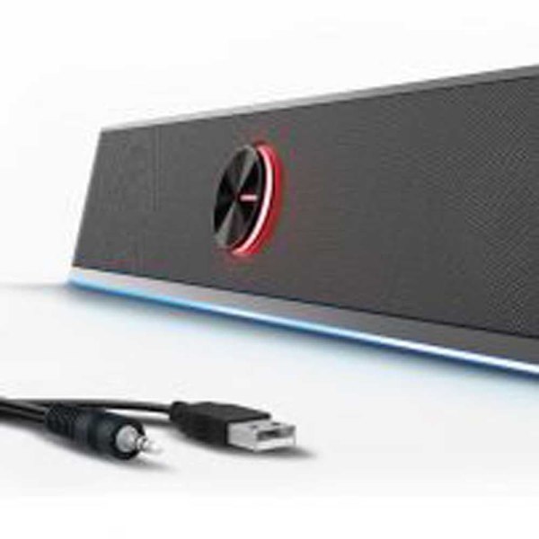 Ewent Äänipalkki Ew3525 Rgb 6w Musta One Size / EU Plug