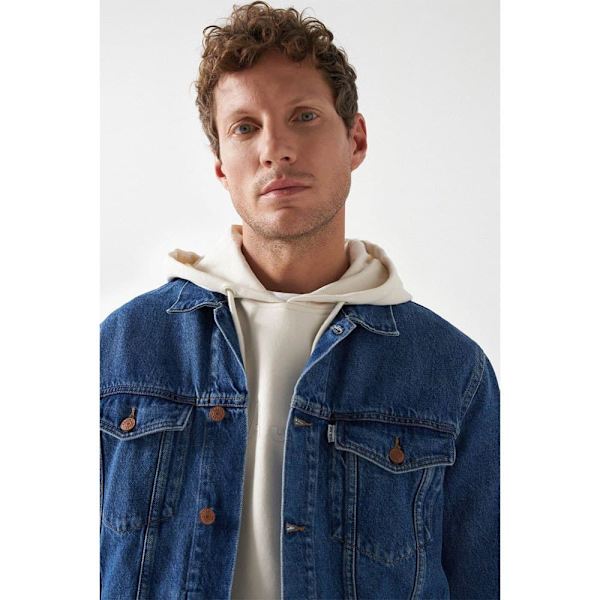 Salsa Jeans Denimjakke 21007203 Regular Fit Blå XL Mand
