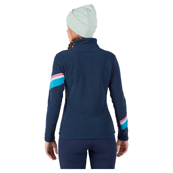 Rossignol Strawpile Fleece Med Halv Dragkedja Blå XL Kvinna
