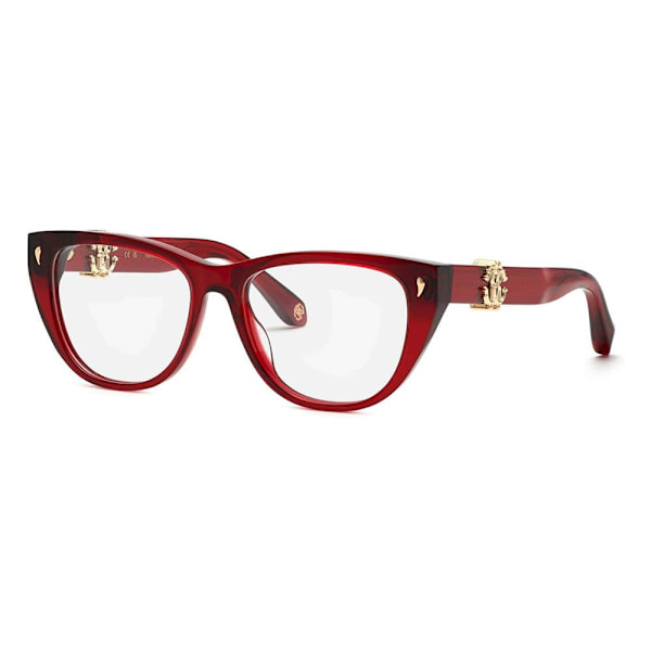 Roberto Cavalli Vrc045 Kvinna Med Glasögon Röd