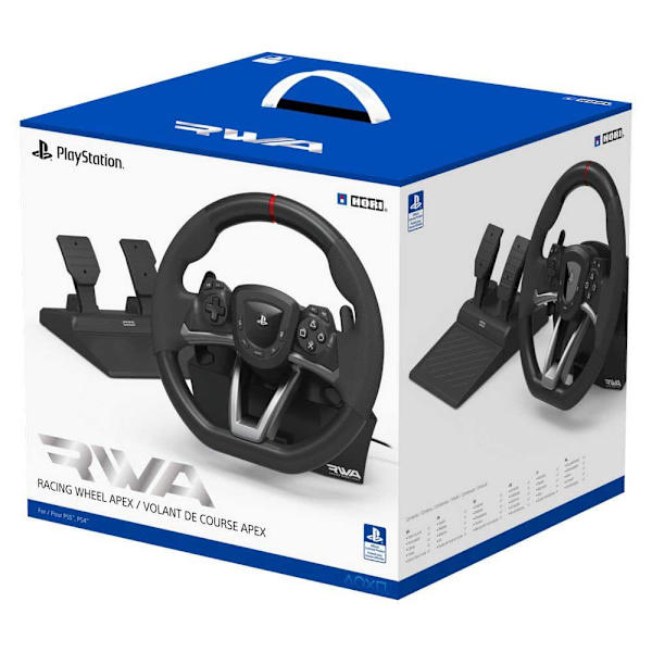Hori Rat Og Pedaler Racing Wheel Apex 2022 Sort