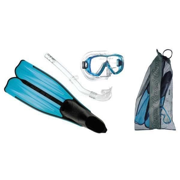 Cressi Snorkelsats Rondinella Blå EU 43-44