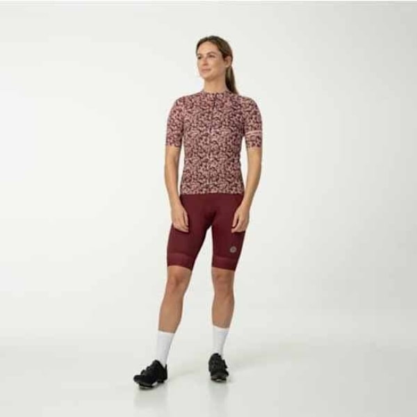 Agu Mini Flower Essential Korta ärmar Cykeltröja Rosa S Kvinna