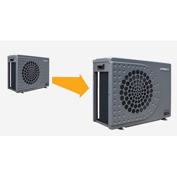 Poolex Lämpöpumppu Jetline Selection Fi 95 9.05kw 3-4 M³/h Hopeinen 40-50 m³