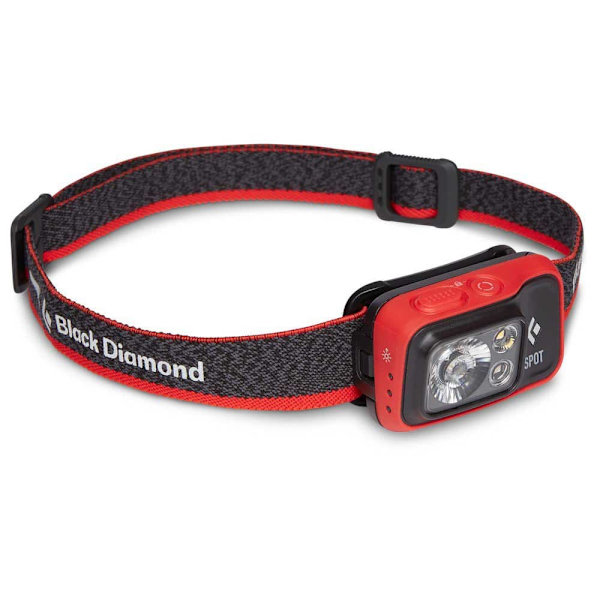Black Diamond Forlygte Spot 400 Rød 400 Lumens Sort, Rød