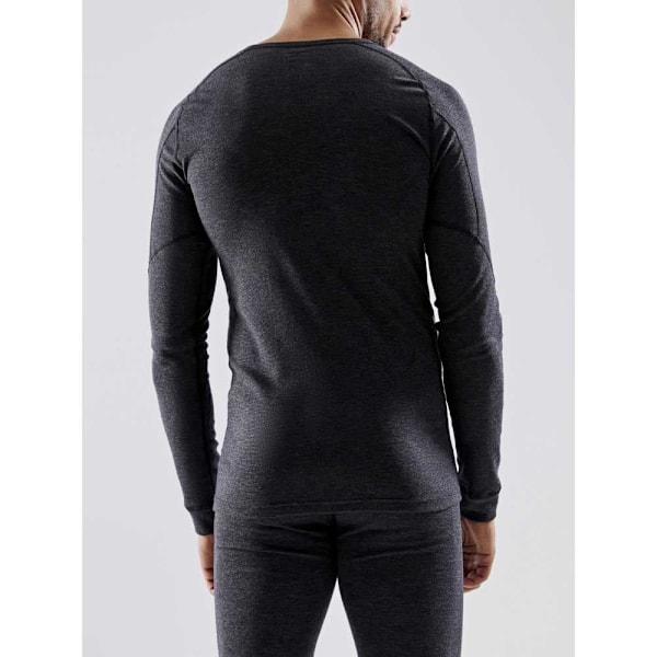 Craft Core Wool Merino Långärmad Baslager Svart 2XL Man