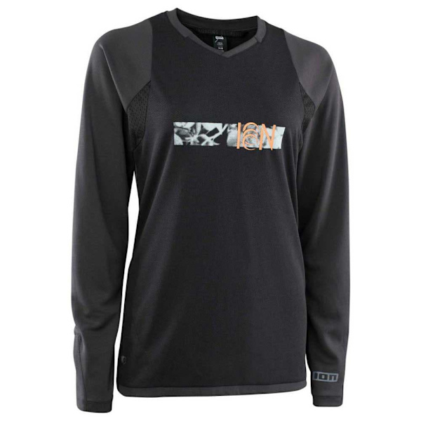 Ion Långärmad T-shirt Scrub Amp Svart S Kvinna