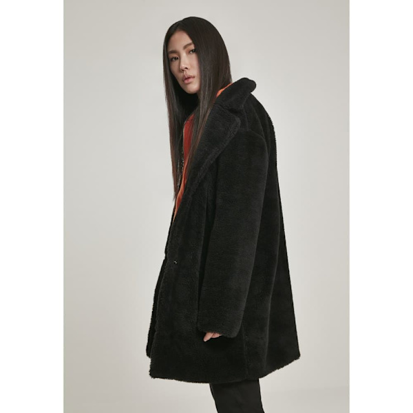 Urban Classics Overdimensioneret Parka Sherpa Sort M Kvinde
