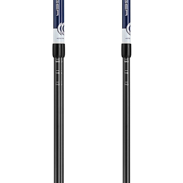 Leki Polakker Voyager Sort 110-145 cm