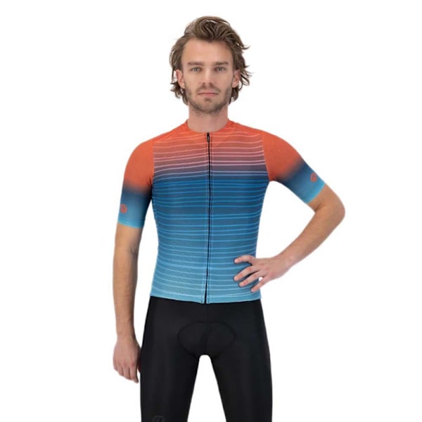 Rogelli Kortärmad Tröja Surf Blå L Man