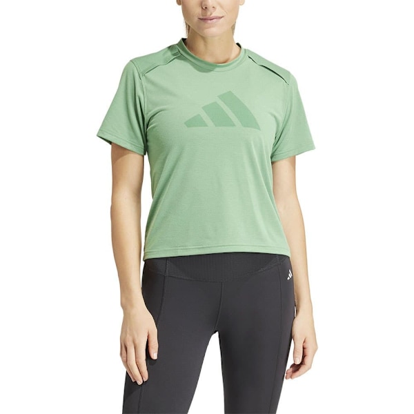 Adidas Lyhythihainen T-paita Power Bl Vihreä XL Nainen