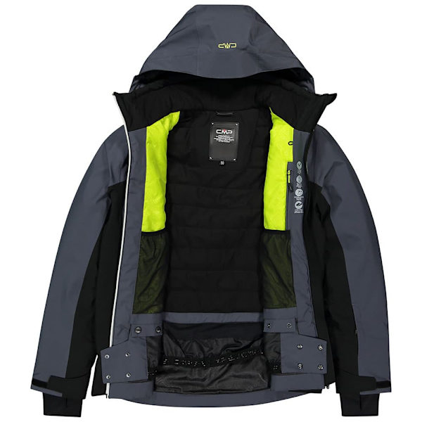 Cmp 34w3907 Zip Hood Jakke Grå 48 Mand