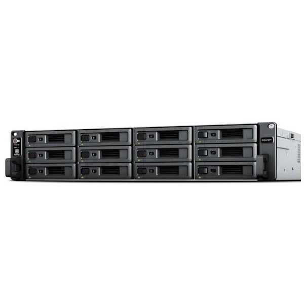 Synology Nas Rs2423 Plus Søvfarvet Sort, Grå