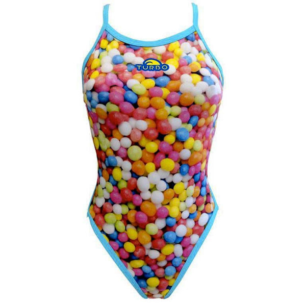Turbo Badedragt Sweet Flerfarvet 4XL Kvinde