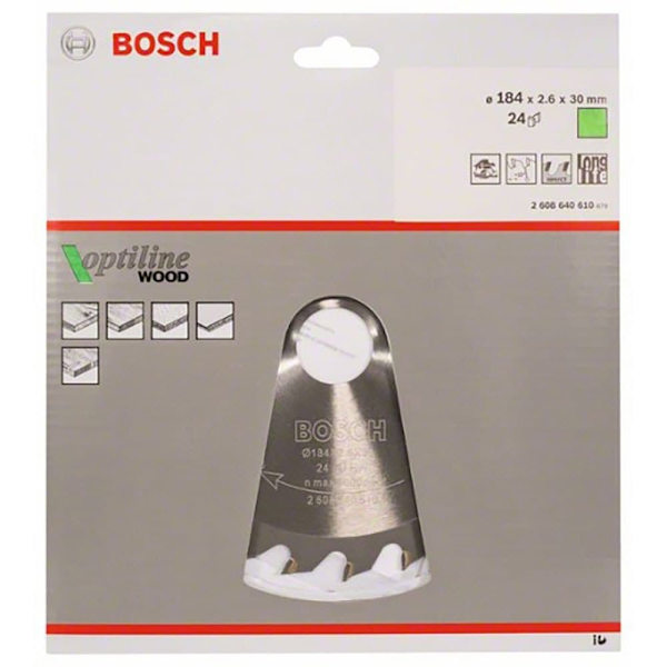 Bosch Professional Multimateriale Cirkulær Skive Op Wo H 184x30-24