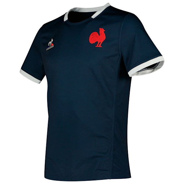 Le Coq Sportif Kortärmad T-shirt Ffr Training Prématch Pro Blå M