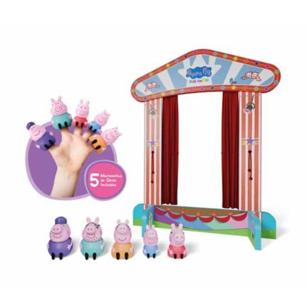 Peppa Pig Träteater Guld