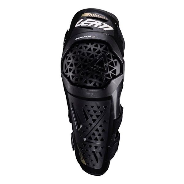Leatt Dual Axis Pro Knäskydd/skensskydd Svart 2XL