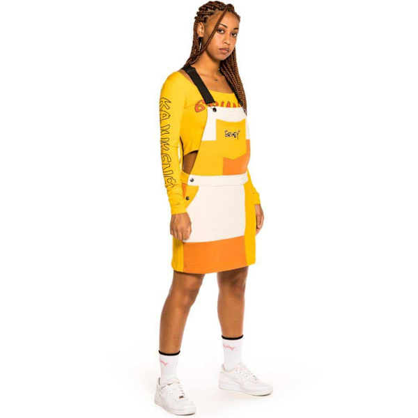 Grimey Gem Cutting Playsuit Keltainen S Nainen