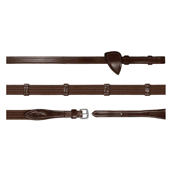 Dyon New English Collection 5/8 Webb Tyglar Med 9 Läder Slingor  Full