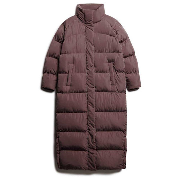 Superdry Maxi Longline Jacka Lila L Kvinna