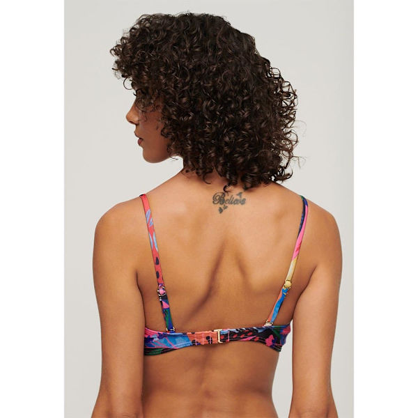 Superdry Tropical Bandeau Bikinitopp Flerfärgad XS Kvinna
