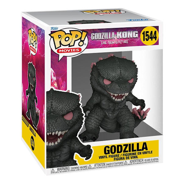 Funko Pop Super Godzilla Och Kong Det Nya Imperiet Godzilla Rosa