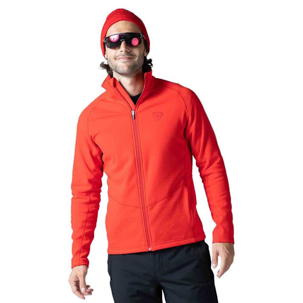 Rossignol Classique Clim Puolivetoketjullinen Fleecetakki Oranssi XL Mies