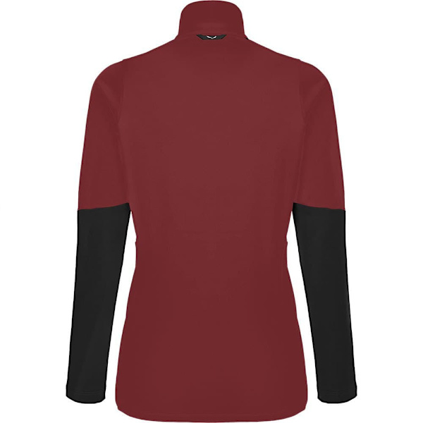 Salewa Halv Blixtlåsfleece Puez Pullover Röd XL Kvinna