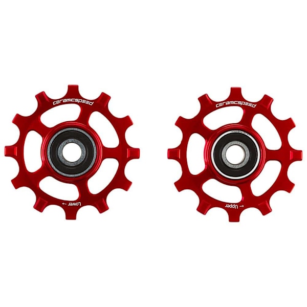 Ceramicspeed Sram Red/force Axs Alternative Pulleys 12s Punainen 12t