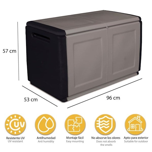 Artplast Runko Cube 57x96x53 Cm Kirkas