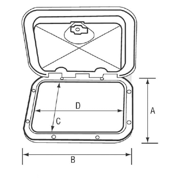 Nuova Rade Top Line With Lock 460x510 Mm Vit