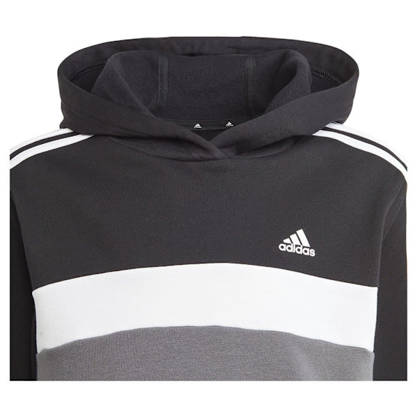Adidas Stripes Colorblock Fleece Verryttelypuku Tiberio 3 Musta 7-8 Years