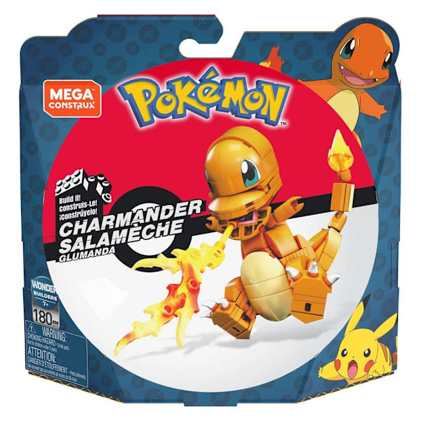 Mega Construx Charmander M Pokemon Flerfarvet