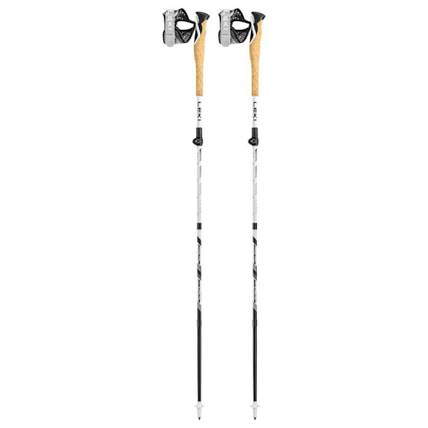 Leki Polacker Cross Trail Fx Superlite Compact Vit 100-120 cm