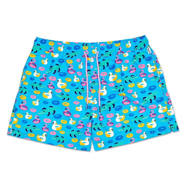 Happy Socks Pool Party Badbyxor Boxer Blå L Pojke