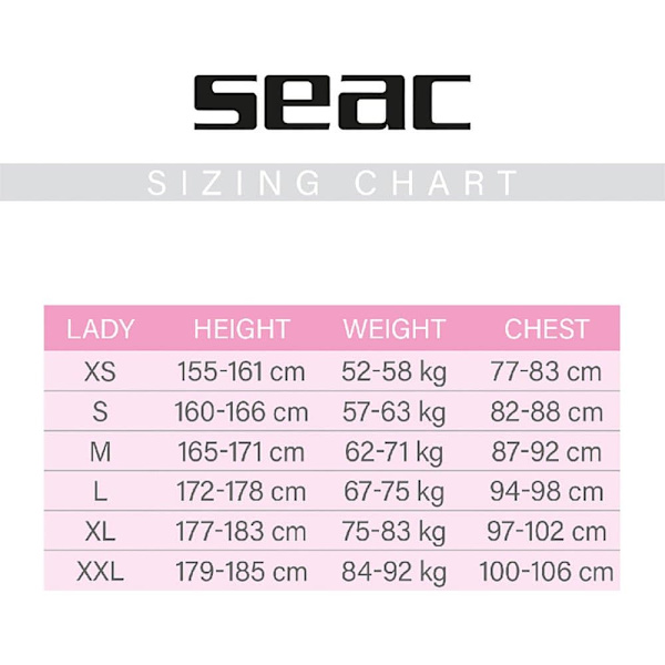 Seacsub Semydry Dragt Master Dry 7 Mm Sort XL