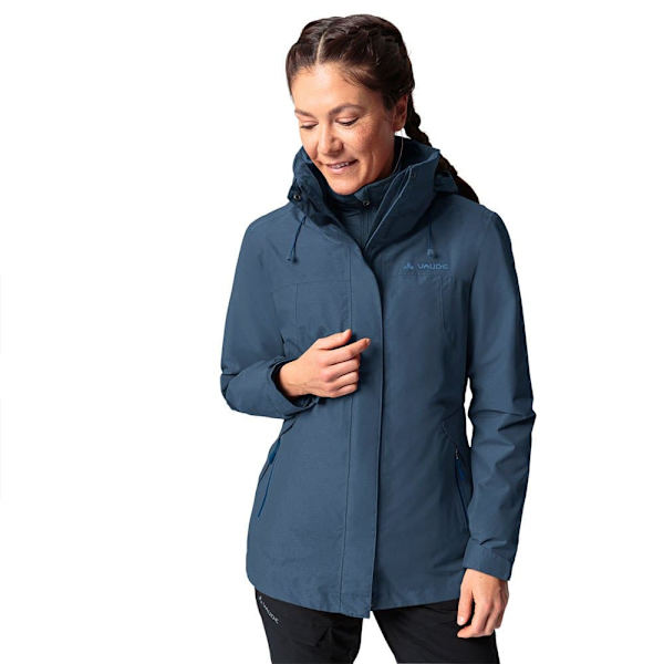 Vaude Skomer 3 In 1 Ii Jakke Blå 42 Kvinde