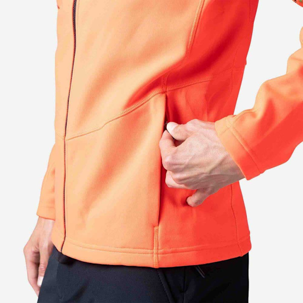 Rossignol Full Dragkedja Fleece Classique Hero Clim Orange XL Man
