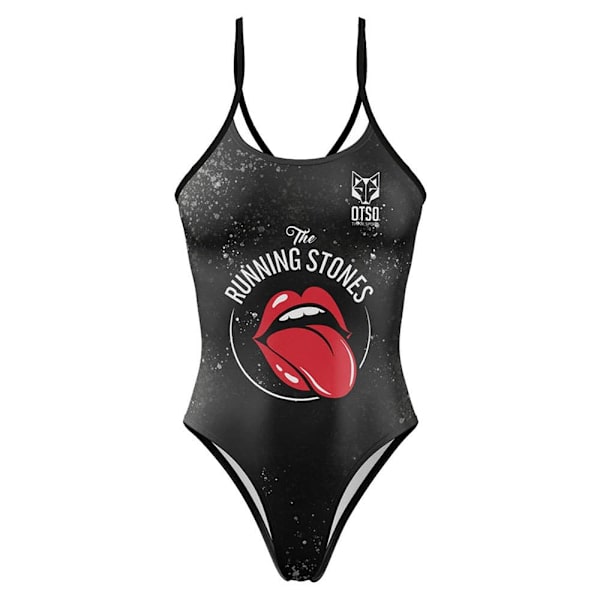 Otso Badedragt Running Stones Sort M Kvinde