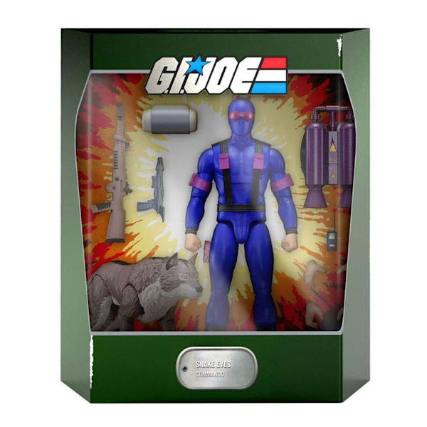 Super7 Figur Gi Joe Ultimates Action Snake Eyes [real American Hero] 18 Cm