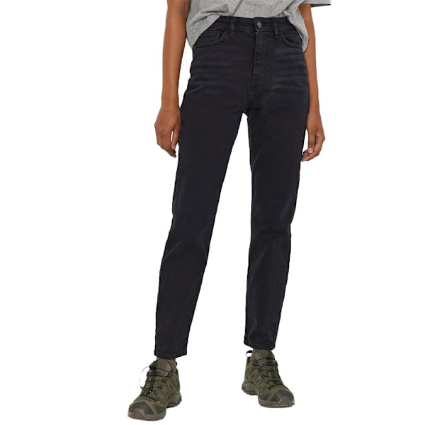 Noisy May Jeans Med Høj Talje Moni Straight Fit Sort 31 / 32 Kvinde