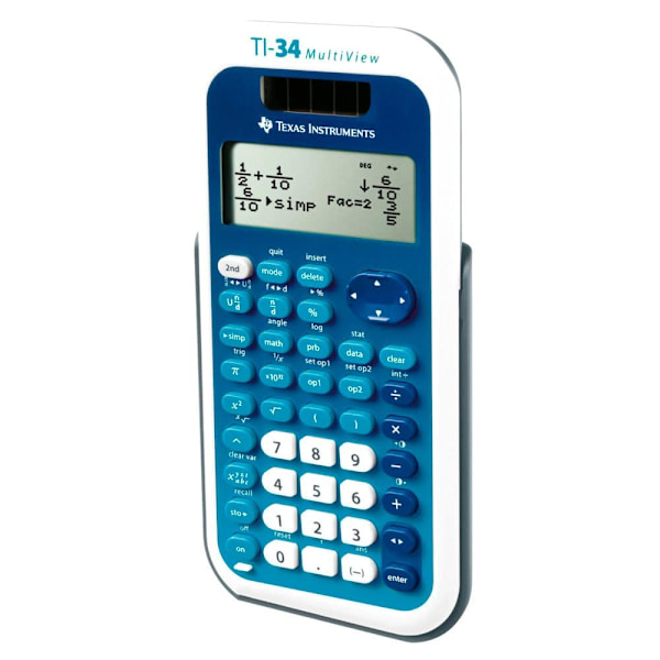 Texas Instruments Lommeregner Ti 34 Multiview Hvid,Blå