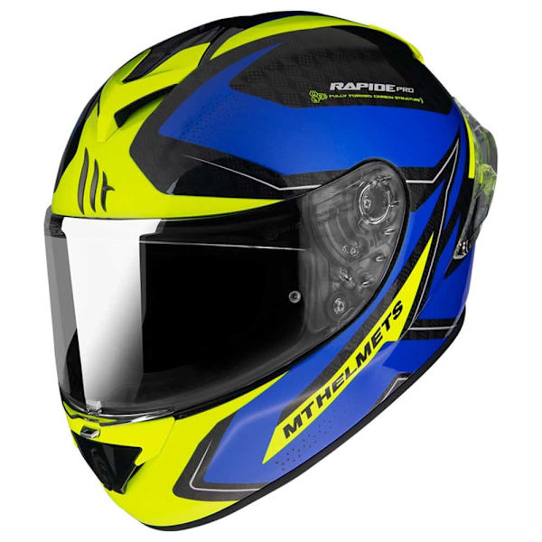 Mt Helmets Fullt Ansikte Hjälm Ff104pro Rapide Pro Master A7 Blå S